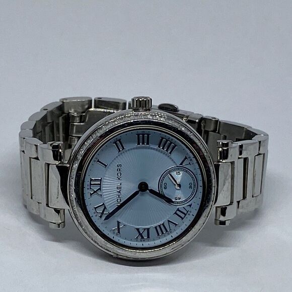 Michael Kors Skylar MK5988 Womens Stainless Steel Analog Dial Quartz Watch MP336 - Picture 7 of 12